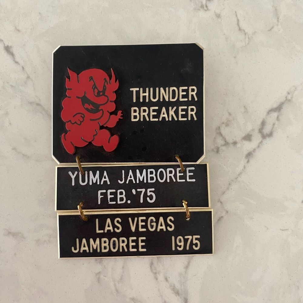1975 Thunder Breaker Las‎ Vegas and Yuma Jamboree Collectible Pin